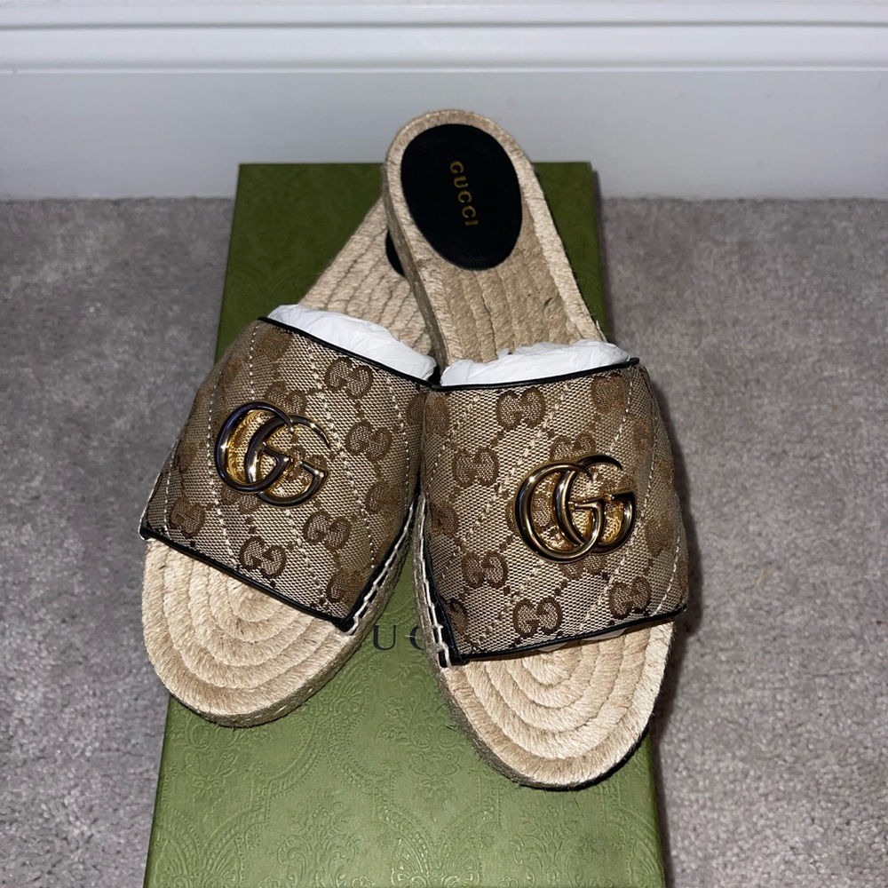 Gucci Espadrille Sandals Brand New Unworn